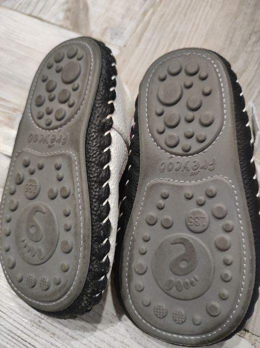 Balerini piele copii barefoot mărime 21