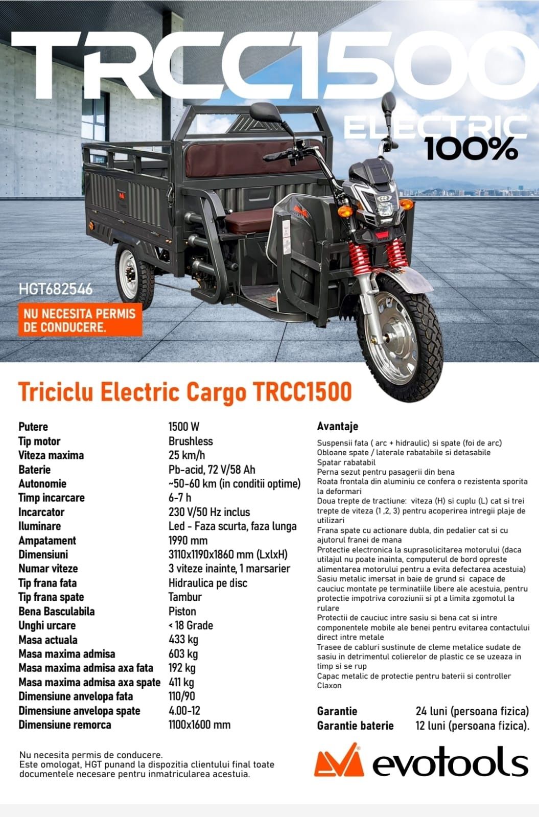 Triciclu electric