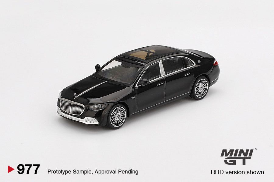 Macheta auto Mercedes-Maybach S 680, Black, 2022 (LHD) 1:64 MIniGT