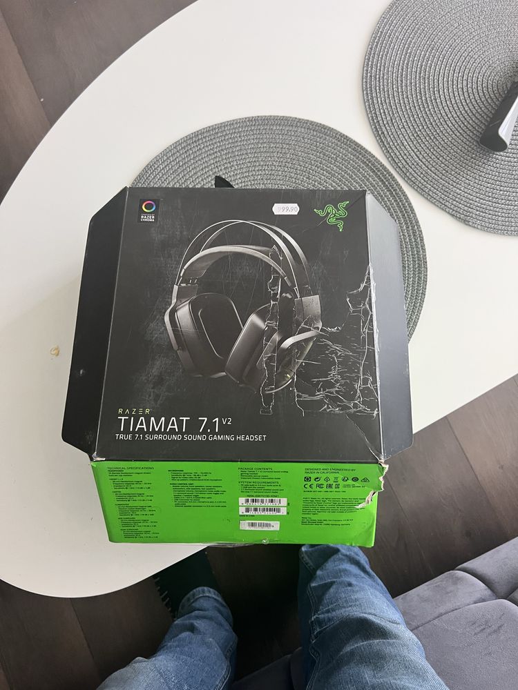 Casti Razer Tiamat 7.1 v2 gaming