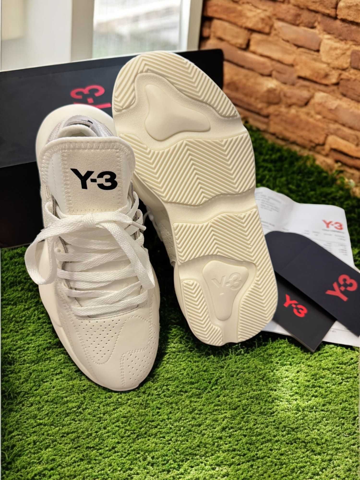 Adidasi Y3 Kaiwa Alb - Produs NOU Full Box - Calitate Premium