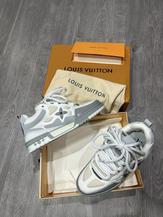 LV Louis Vuitton Skate Sneakers GREY