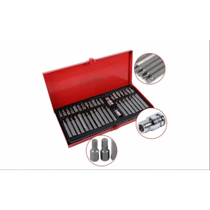 Trusa biti si torx 41piese,set trusa bits,bituri torx-uri ch.-vanadium