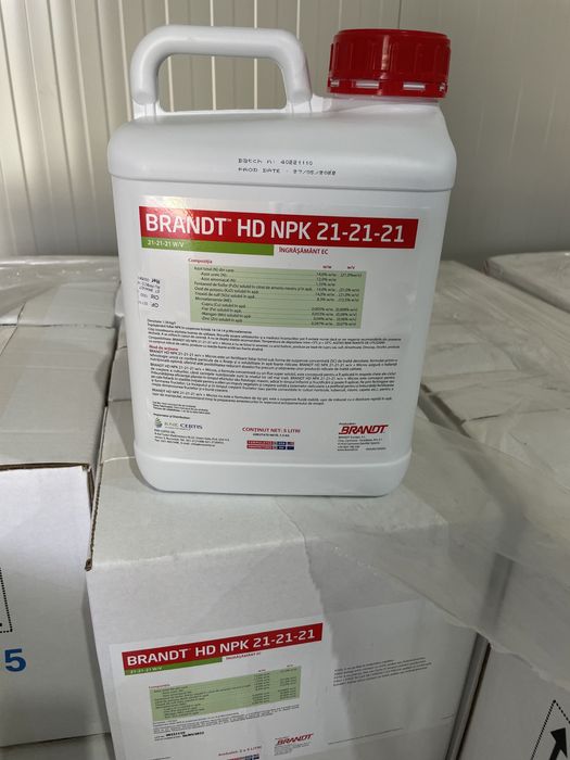Ingrasamant Foliar Brandt 21:21:21 - doza -1-1,5 l/ha