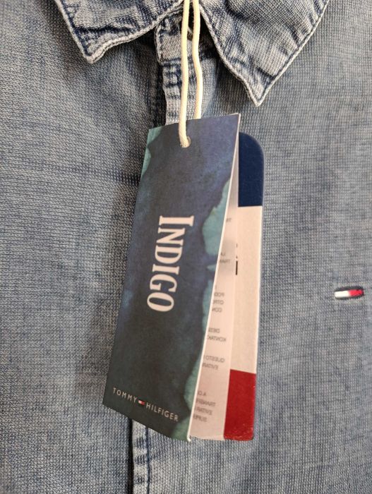 TOMMY HILFIGER DENIM Мъжка риза slim fit  размер М с етикет