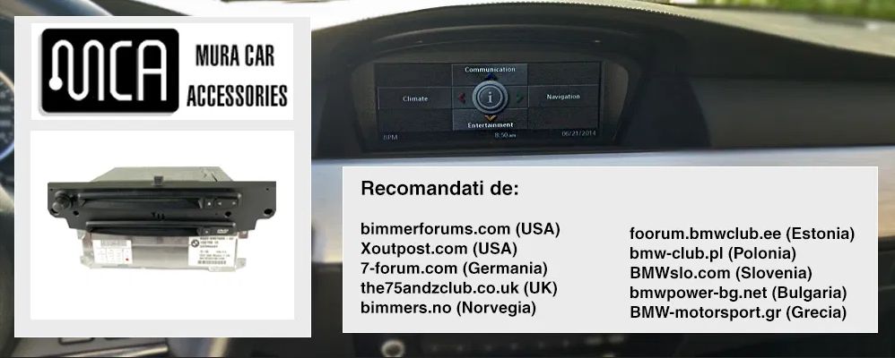 Reparatii navigatii iDrive BMW: M-ASK, CCC, CIC, NBT, NBT EVO