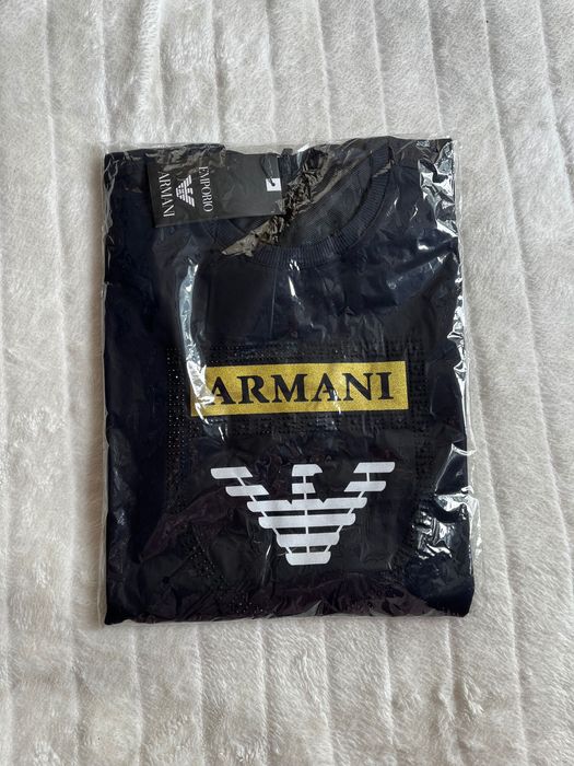 Мъжка блуза с дълъг ръкав на Emporio Armani с етикет , 100% памук