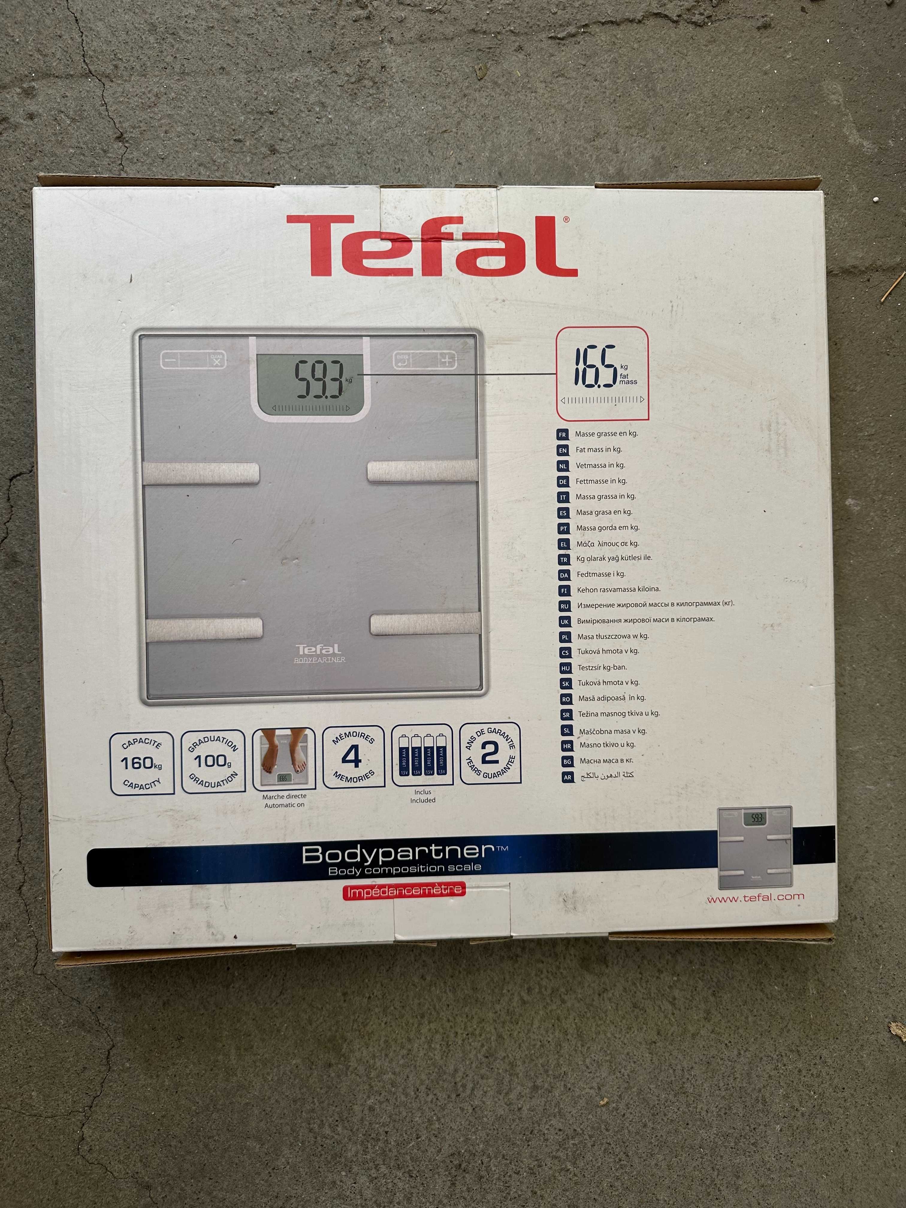 Везна/кантар Tefal - измерва телесни мазнини