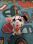 Jucarie interactiva FurReal Poopalots - Catelus Dalmatian, cu lesa