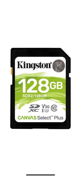 Card de memorie Kingston SDXC Canvas Select Plus 100R, 128GB
