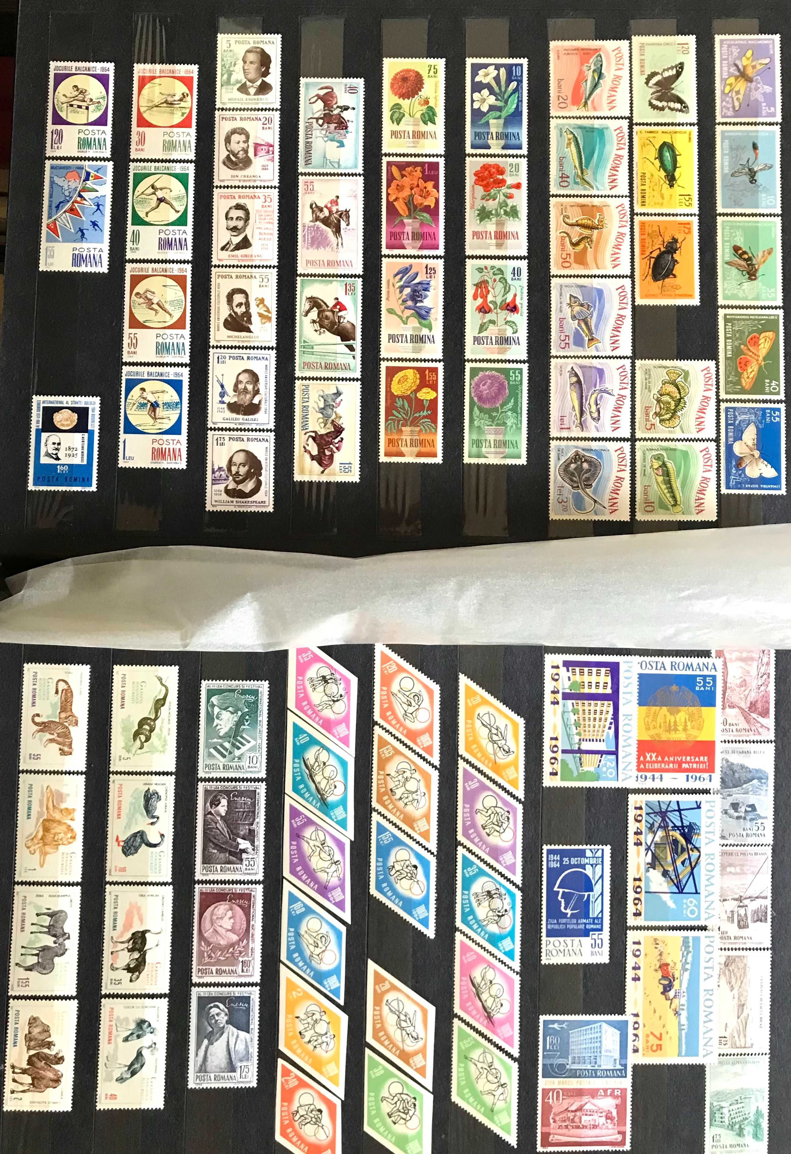 colectie de timbre  Bv in clasoare complete si plicuri