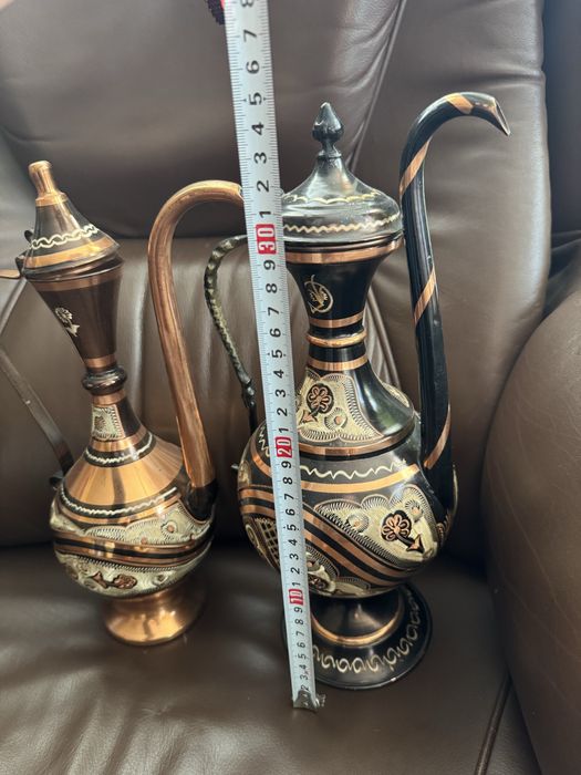 Ceainic pictat din cupru