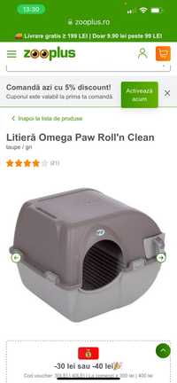 Vand litiera pisica Omega Paw