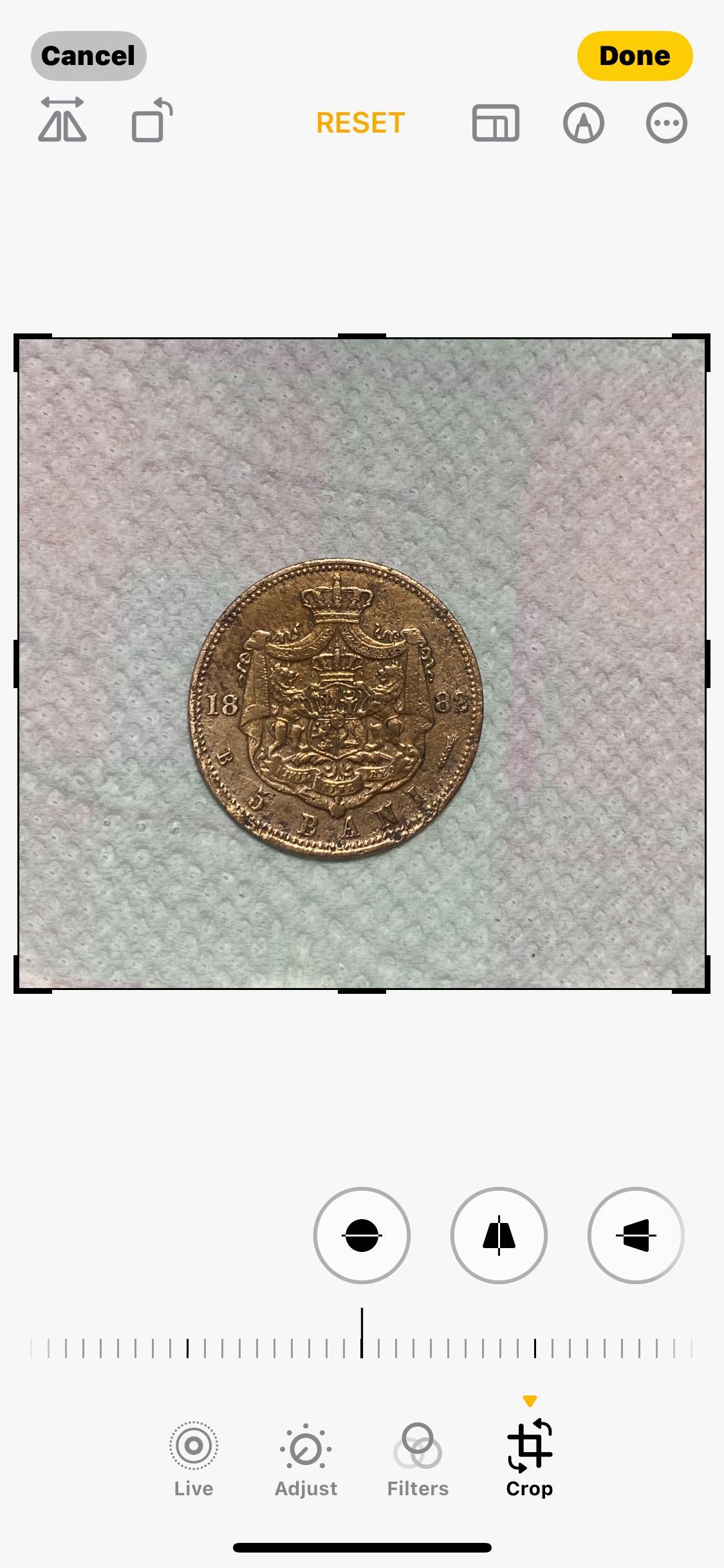 Vand Moneda 5 bani 1882