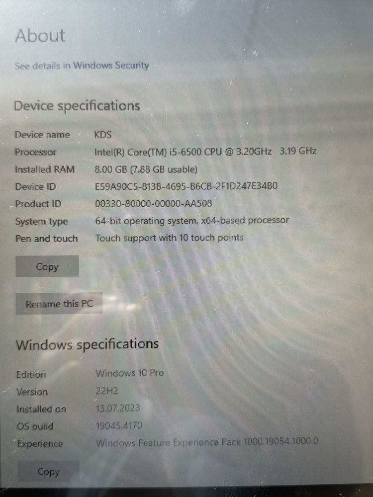 POS с-ма за магазин/ заведение HP RP9 G1 18.5" Touch i5-6500/8GB/256GB