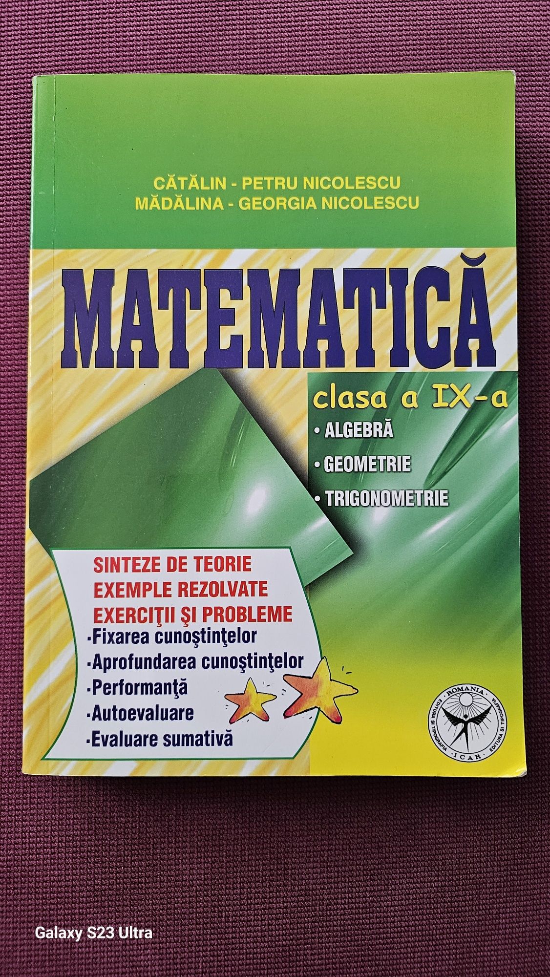 Matematica a IX-a - Sinteze de teorie