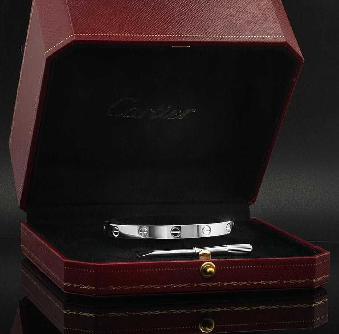 Brățară Cartier LOVE 19 White Gold 22K