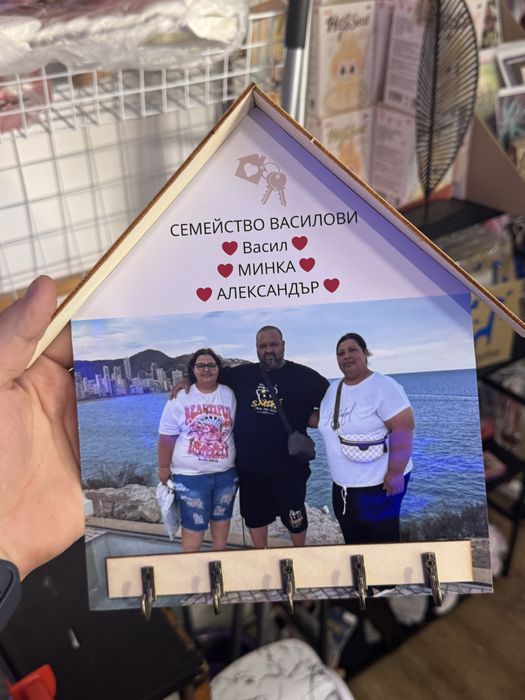 Къщичка за ключове с ваша снимка