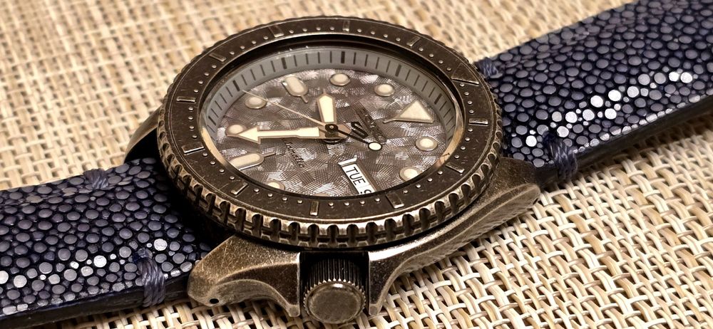 Seiko Automatic Unic – Curea Exotică Pisică de Mare–Super Preț!Impecab