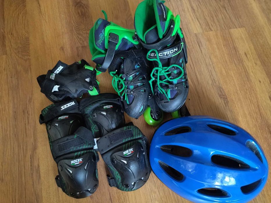 Роликовые коньки детские размер  32-35