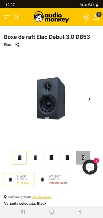 Elac debut 3.0 db53 boxe de raft hi fi