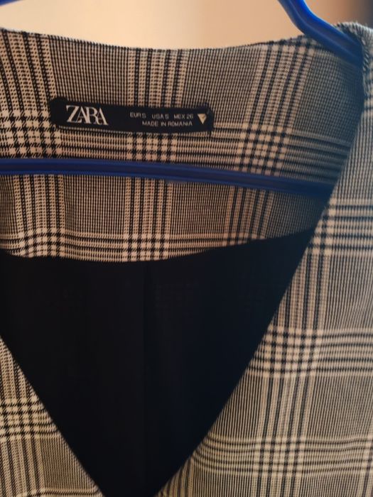 Рокля zara и наситено лилава рокля