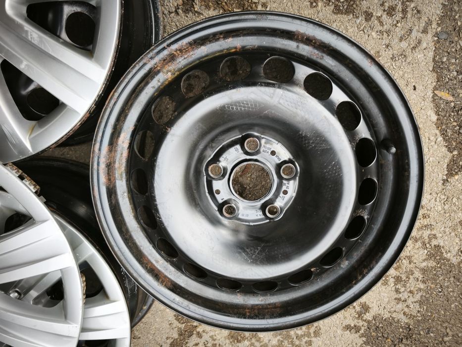 16" оригинални железни джанти за Vw Passat,Golf,Touran,Caddy.