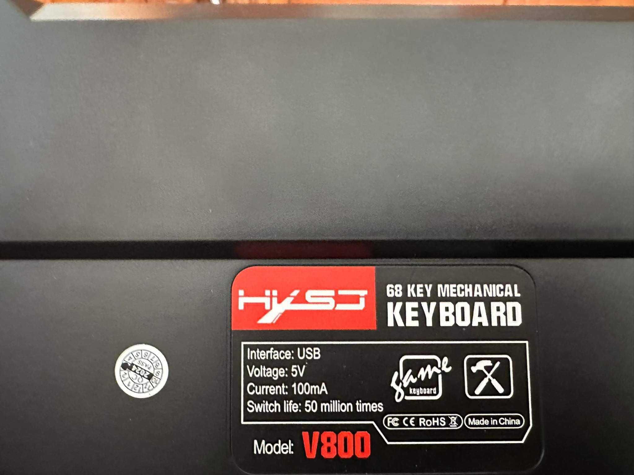 Геймърска клавиатура HXSJ V800