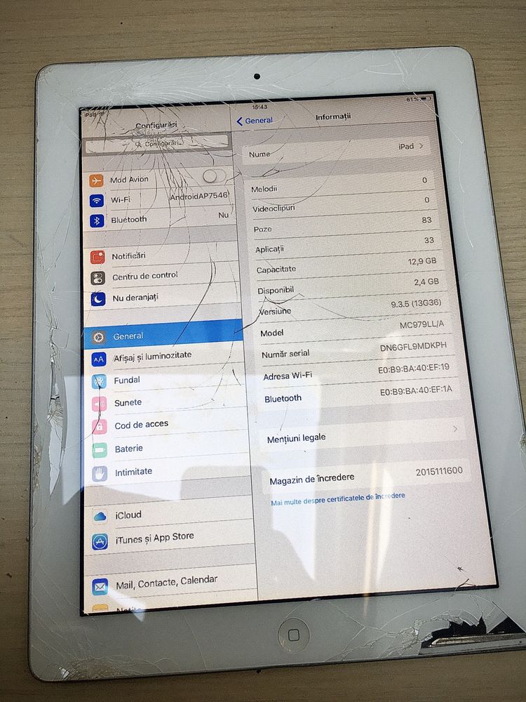 iPad gen 3 16 gb!