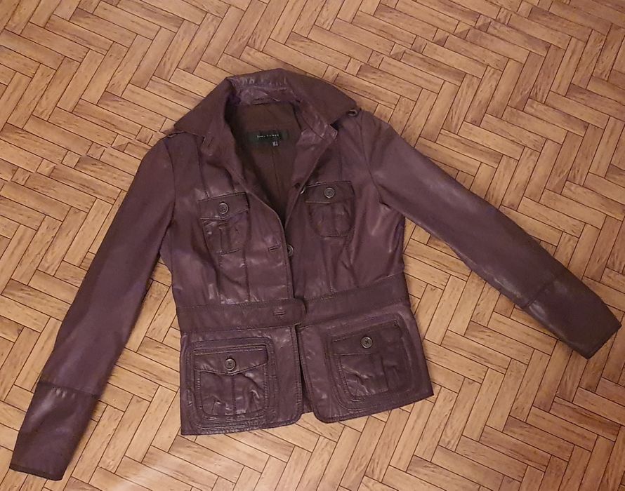 Geaca piele  zara
