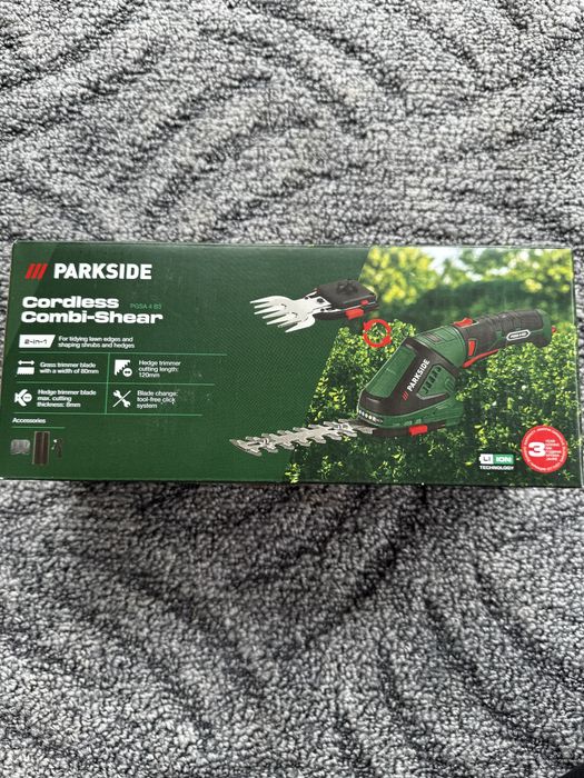 Foarfeca cu acumulator 4V 2Ah PGSA 4 B3, pentru iarba si arbusti