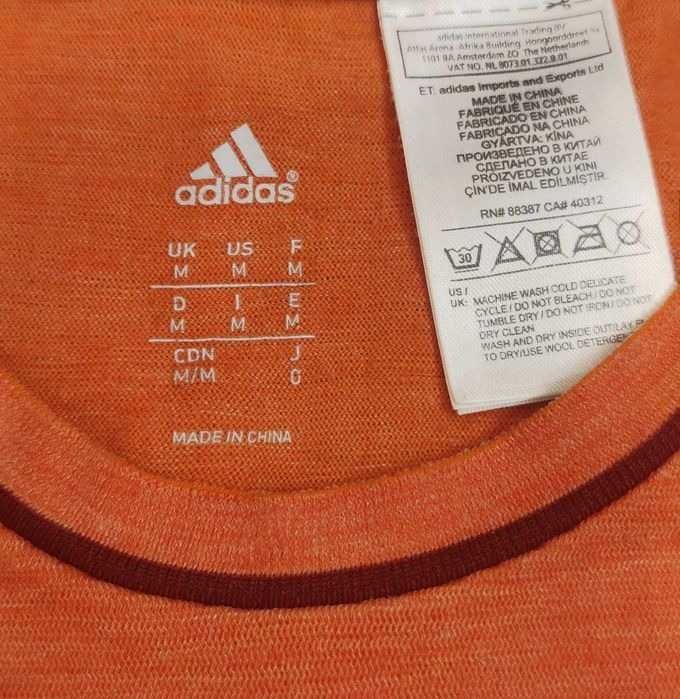 Tricou Adidas Knit Orange - Model deosebit