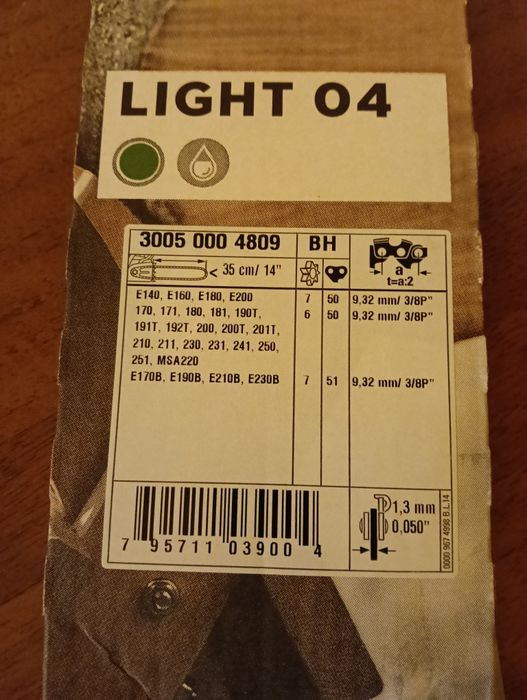 Lamă și lanţ pentru Drujba Stihl de 35 cm