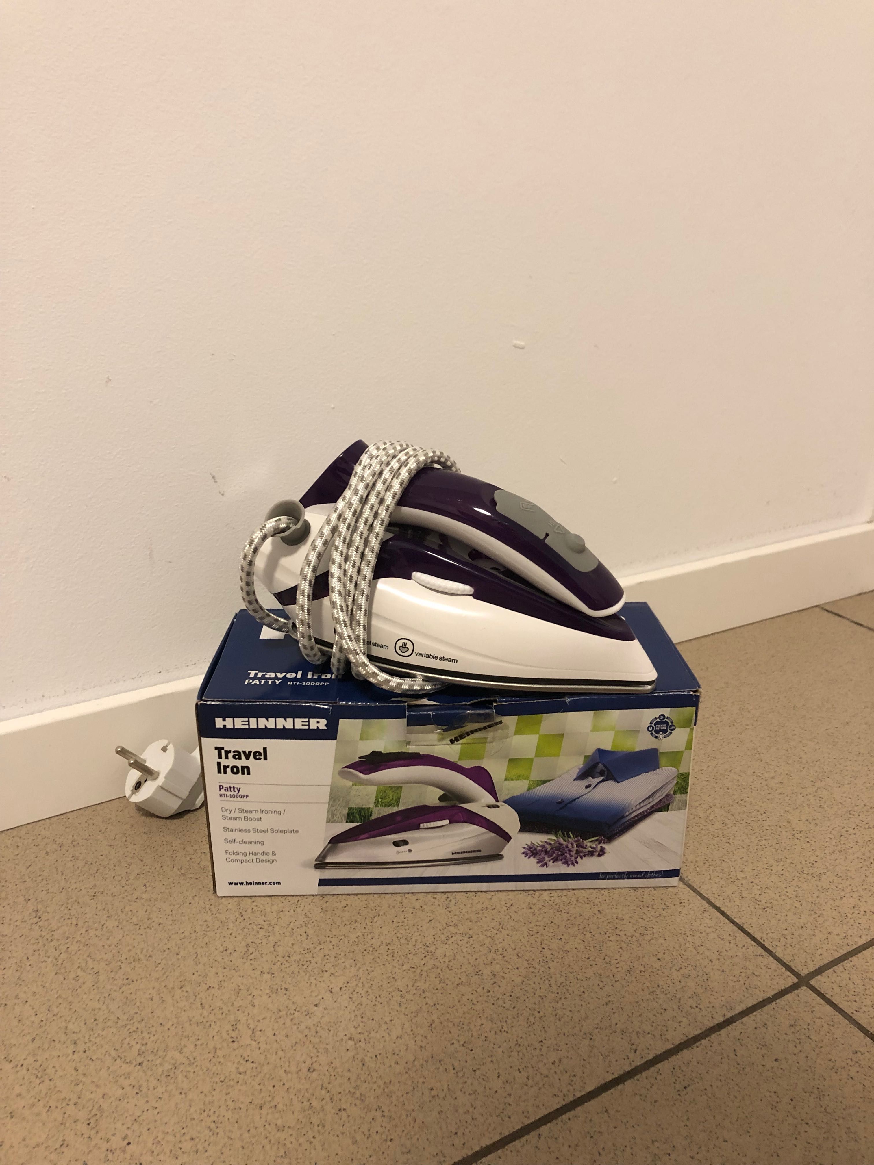 Steam Mop 1200W Gorenje + un fier de calcat Heinner pt călătorie