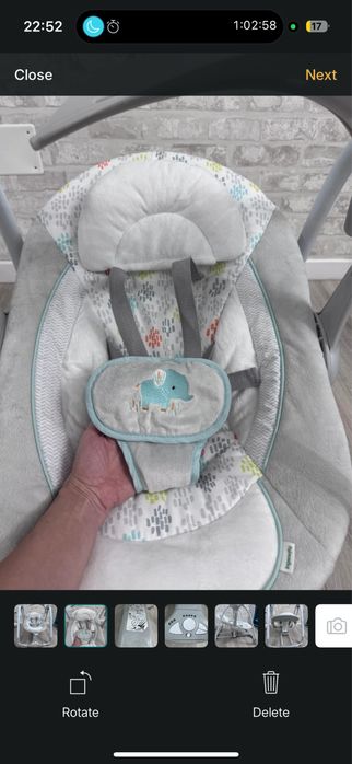 Ingenuity- leagan si balansoar transformabil 2in1 pentru 0-9 kg