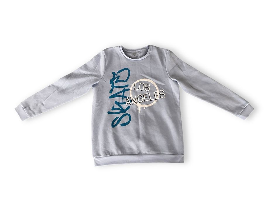 Pulover cu Imprimeu Albastru Deschis Primark