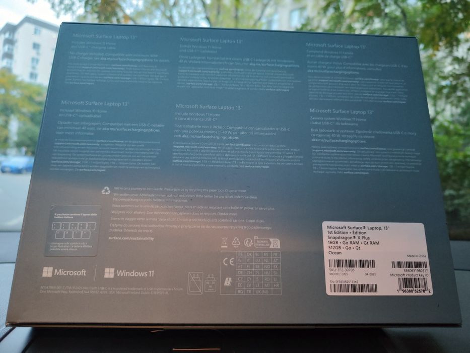 Black friday, Surface laptop 13, 2025 , Snapdragon X plus, 16gb ram/51