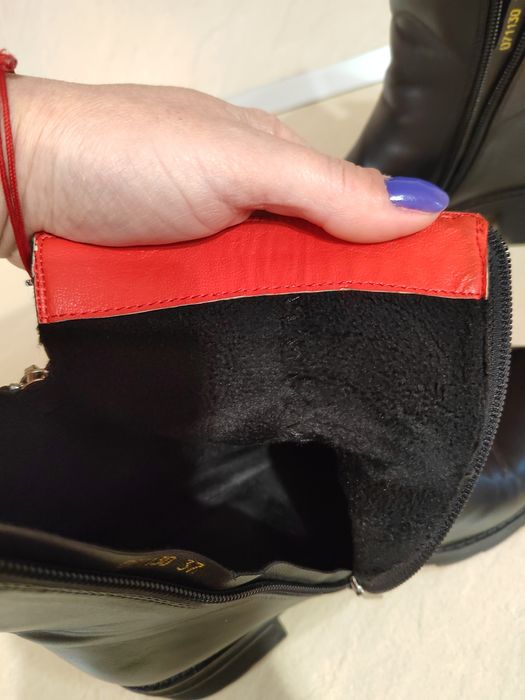 Дамски боти 38н еко кожа, високо качество