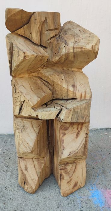 Sculptura lemn pentru gradina