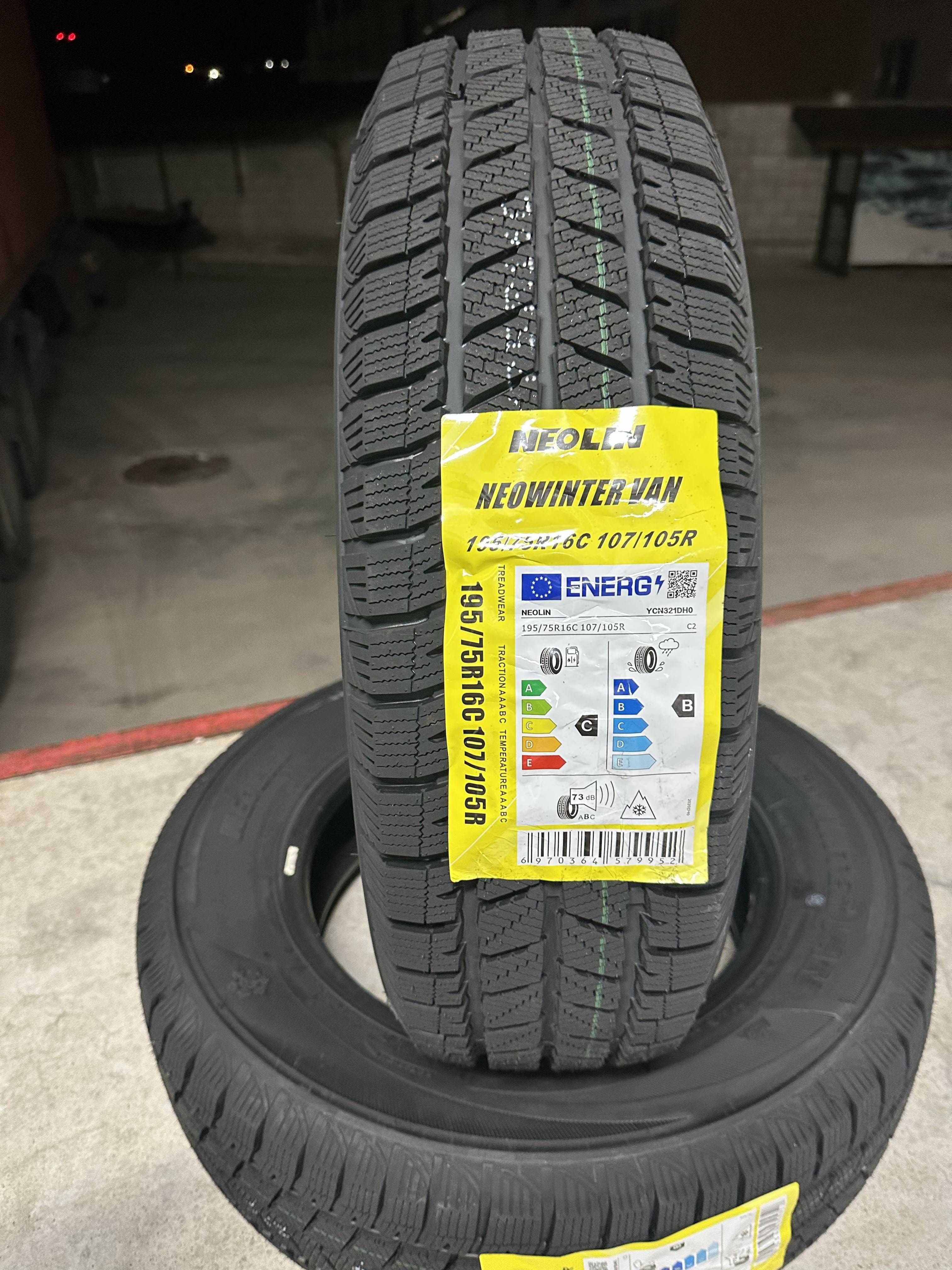 Нови зимни бусови гуми NEOLIN NEOWINTER 195/75R16C 107/105R НОВ DOT