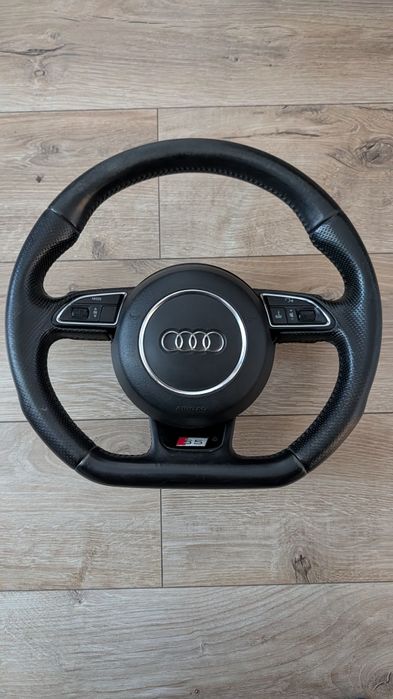 Volan Audi S5 Original (OEM) - Piele Sport, Padele și Comenzi