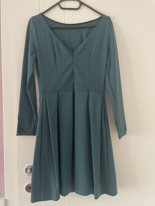 Дамска официална рокля-зелена