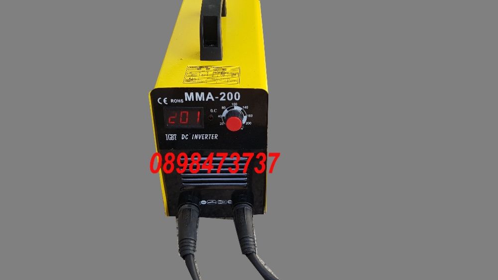 MMA 200A IGBT Инверторен електрожен с дисплей