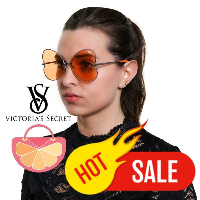 VICTORIA'S SECRET – Дамски слънчеви очила “BLUE & ORANGE” HEART нови