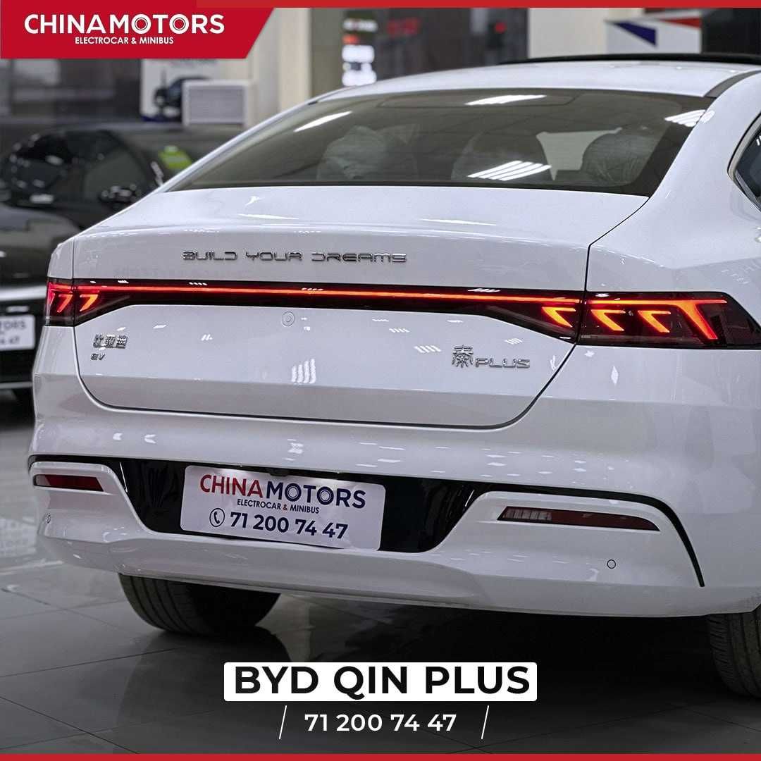 BYD QIN PLUS FLAGSHIP электромобил 600 km sotuvda tayyor
