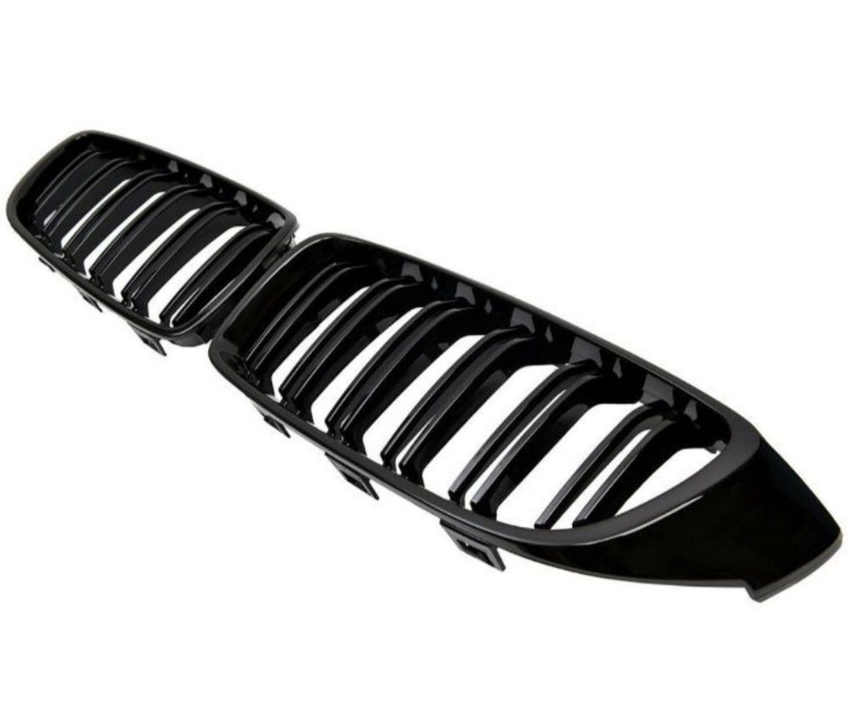 Черни двойни бъбреци пиано лак БМВ BMW F32 F33 F36 F82 F83 2013 - 2017