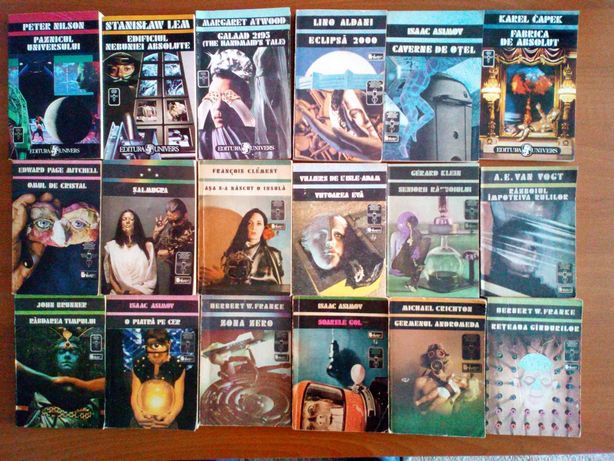 Colectia S.F. a editurii "Univers", 1980 - 1998 (19 titluri)