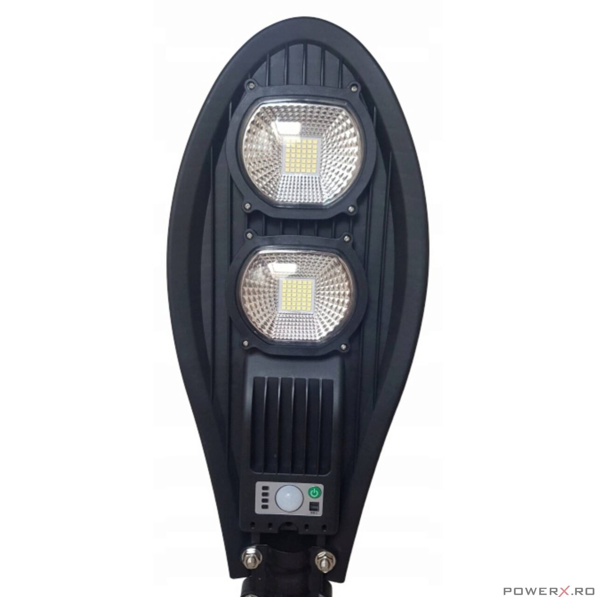 Lampa cu incarcare solara 100 W tip Cobra, panou incorporat,