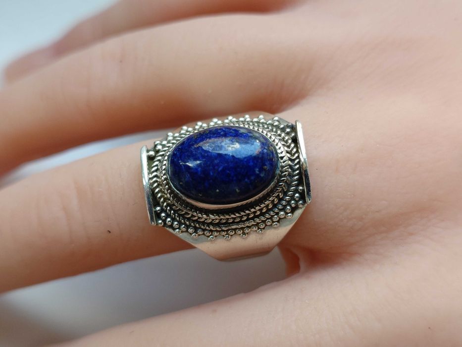 Inel din argint cu lapis lazuli - marimea 63