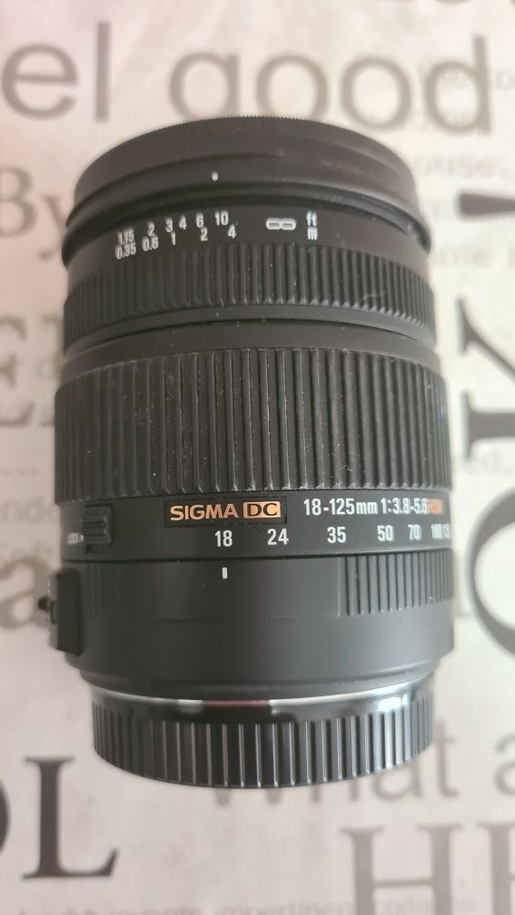 Sigma 18-125 F 3.8-5.6 Canon